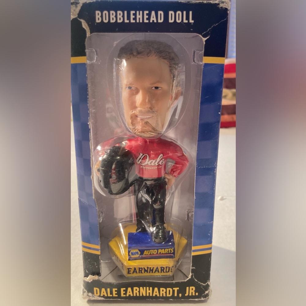 Vintage 2003 Nascar #8 Dale Earnhardt Jr. NAPA Bobblehead Doll
